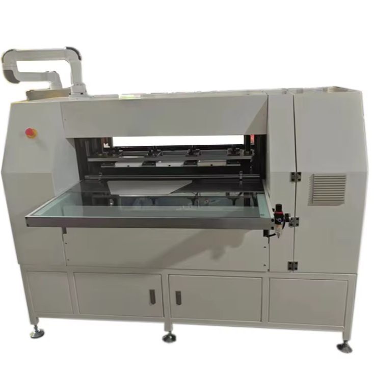 HEPA knife pleating machine H14 mini pleated fibergllass filter Air and cabin filters manufacturing line